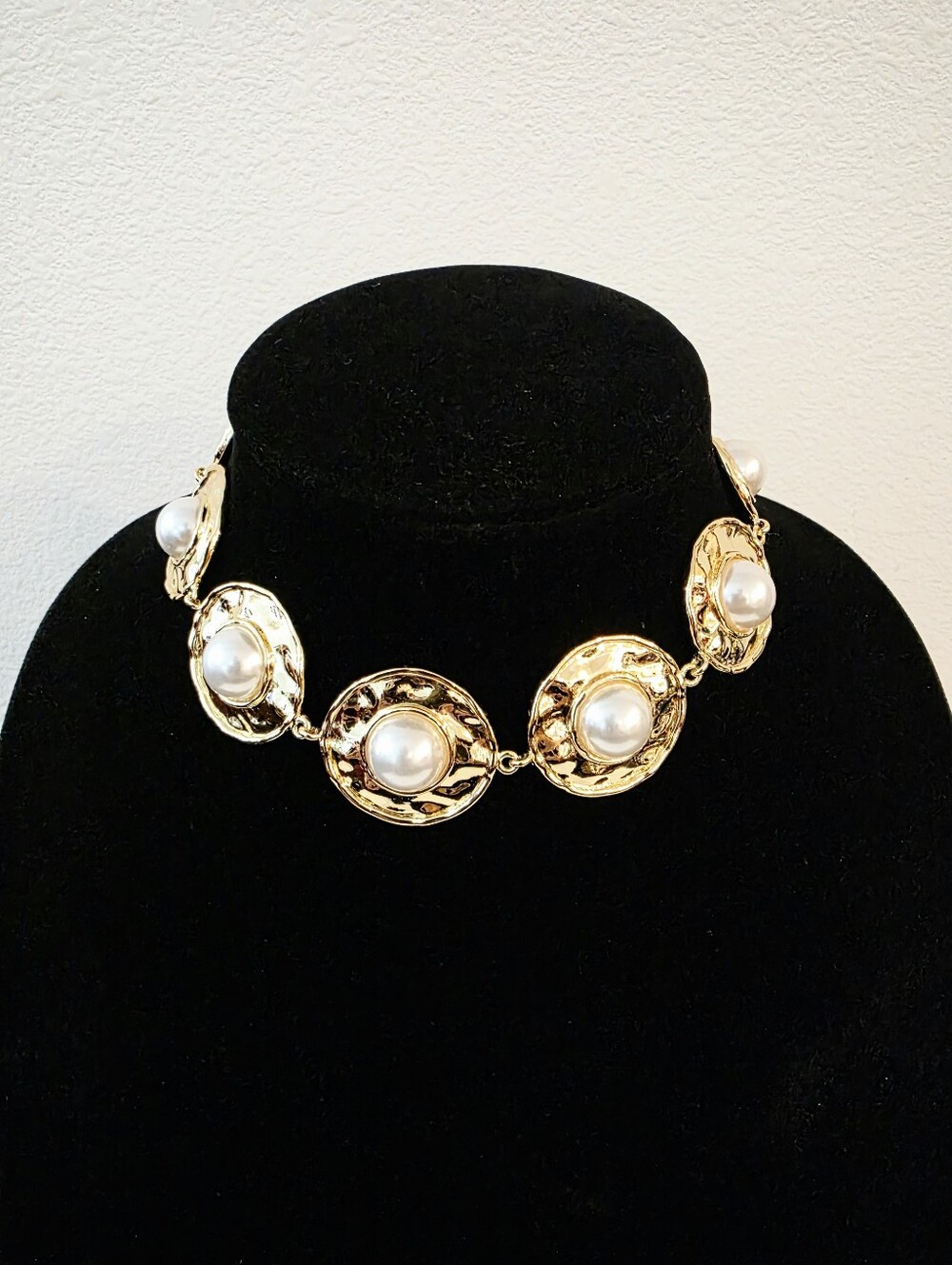 Frasier Sterling Athens Necklace, 14k Goldplated 14.5"L, 2" extender New